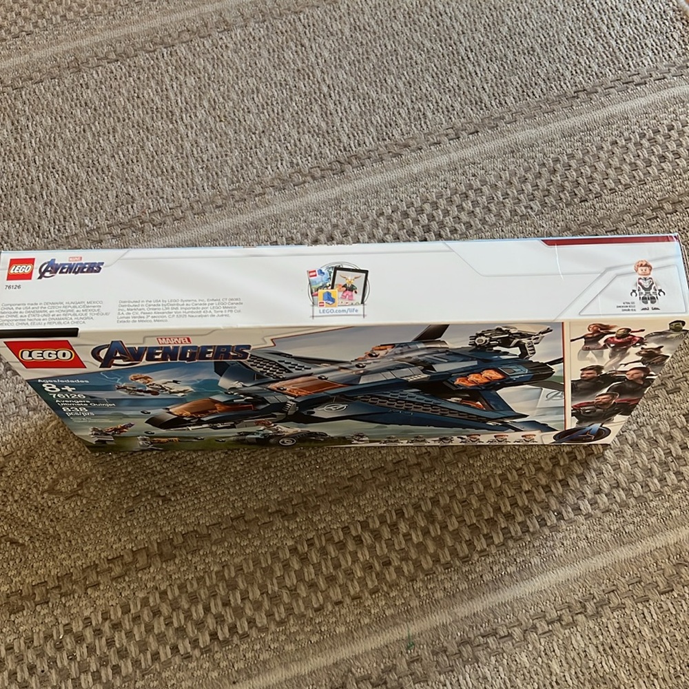 New Lego Marvel Adventures Ultimate Quinjet Superheroes Jet Toy Set - Picture 5 of 5